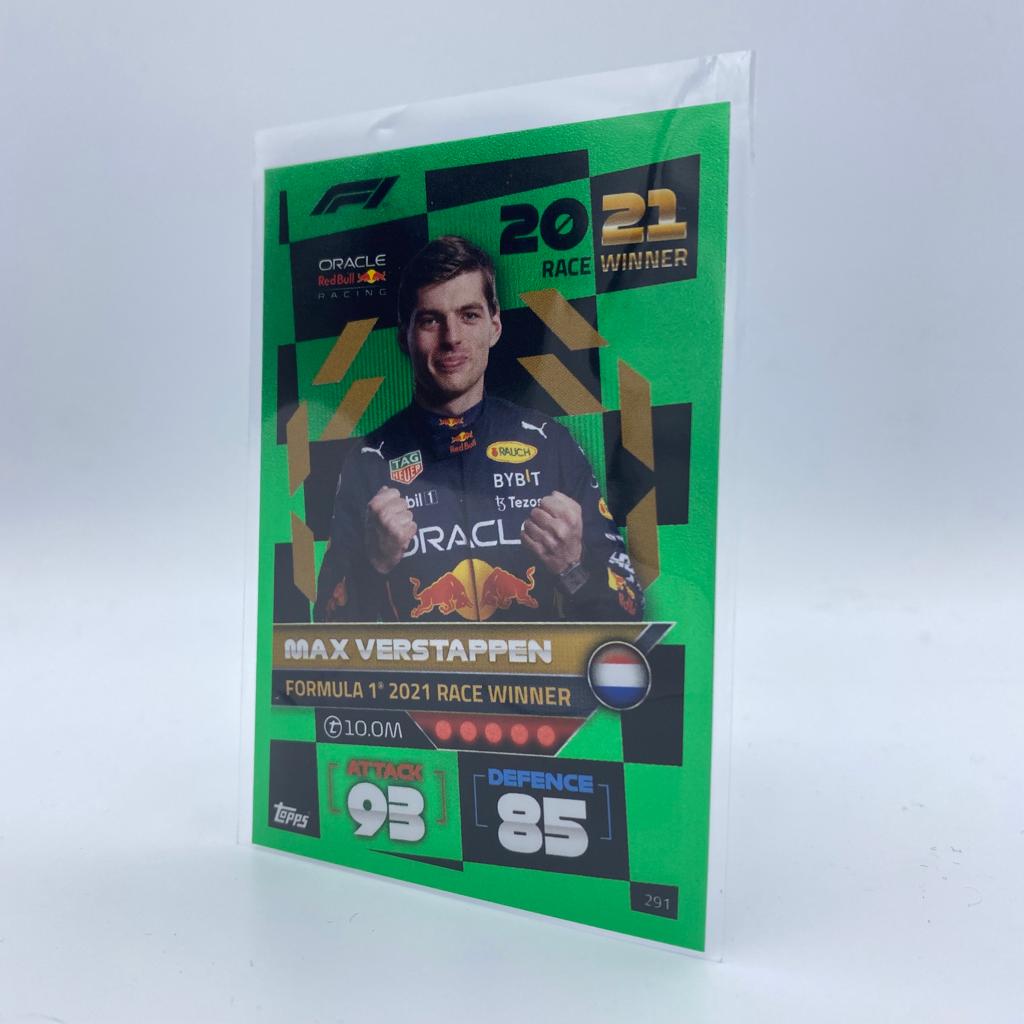 465/500 Max Verstappen #291 - 2021 Race Winner - Turbo Attax 2022