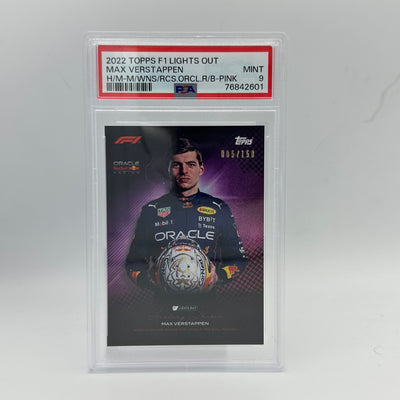 PSA 9 - 005/150 Max Verstappen - History Maker - Most Wins And Races - Pink