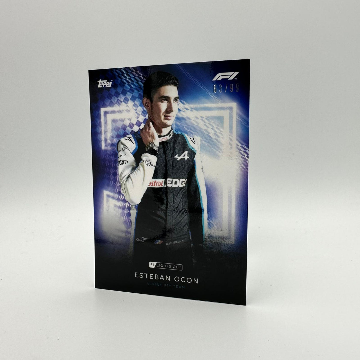 63/99 Esteban Ocon - Drivers -  Blue Parallel