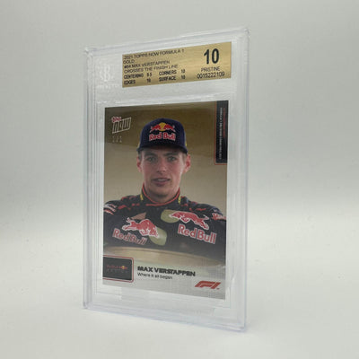 Beckett 10 - 1/1 Max Verstappen - Where It All Began #84 - GOLD