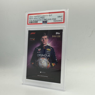 PSA 9 - 048/150 Max Verstappen - History Maker - Most Wins And Races - Pink