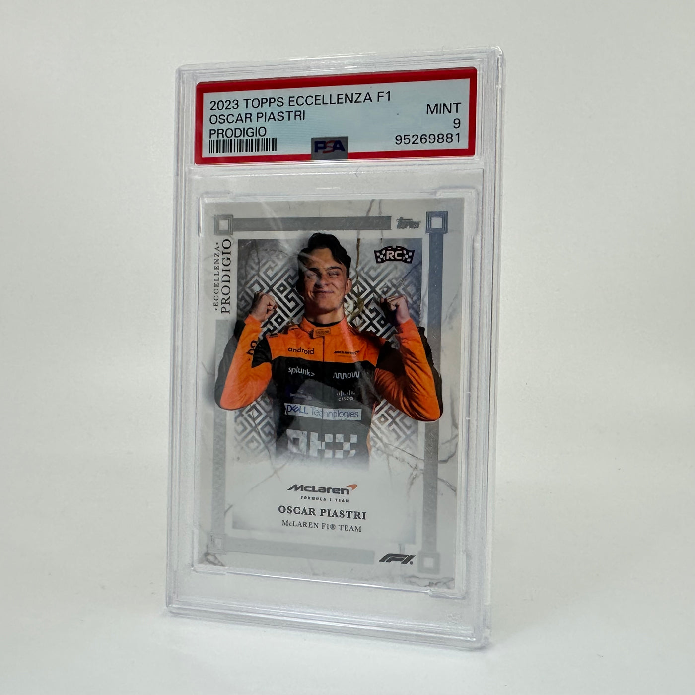 PSA 9 - Oscar Piastri - Rookie Card RC - Prodigio 2023 Topps Eccellenza F1