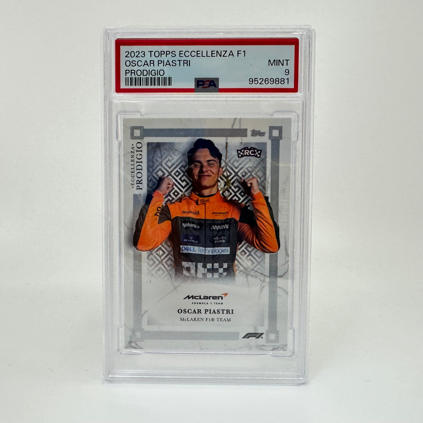 PSA 9 - Oscar Piastri - Rookie Card RC - Prodigio 2023 Topps Eccellenza F1