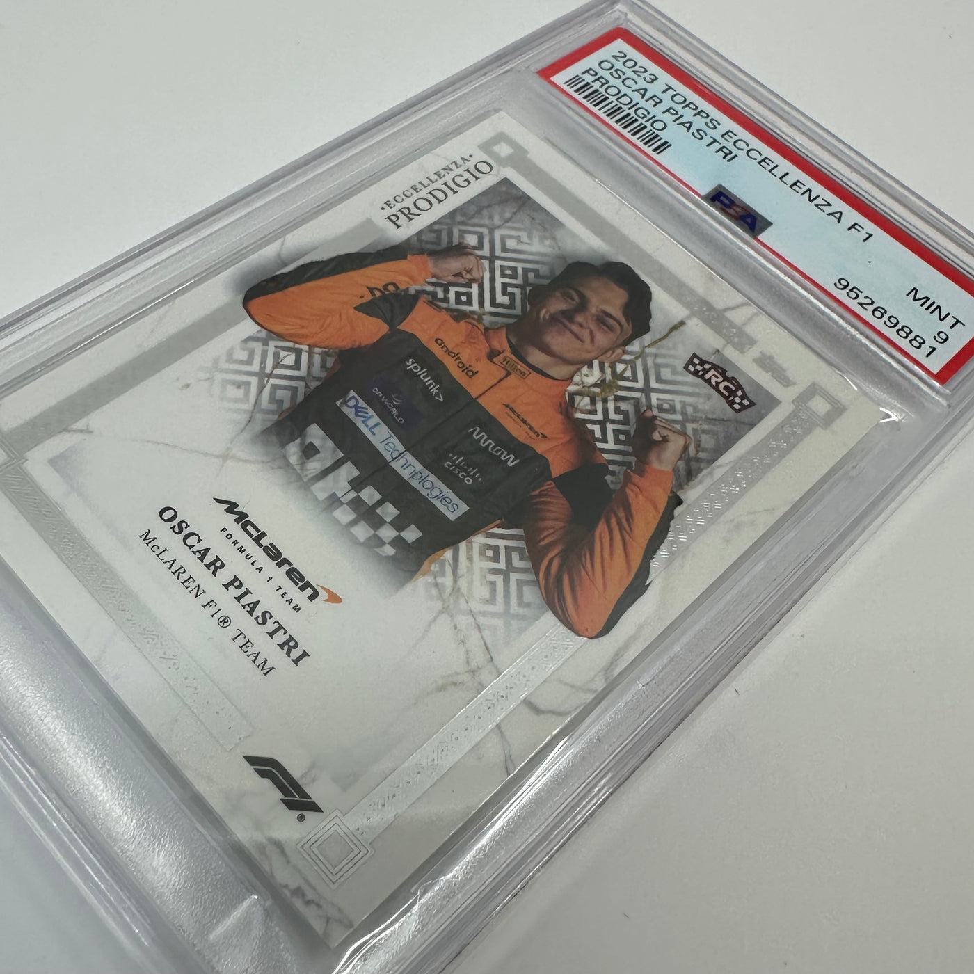 PSA 9 - Oscar Piastri - Rookie Card RC - Prodigio 2023 Topps Eccellenza F1