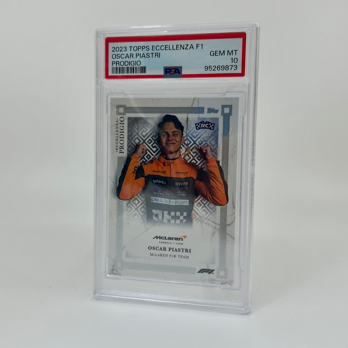 PSA 10 - Oscar Piastri - Rookie Card RC - Prodigio 2023 Topps Eccellenza F1