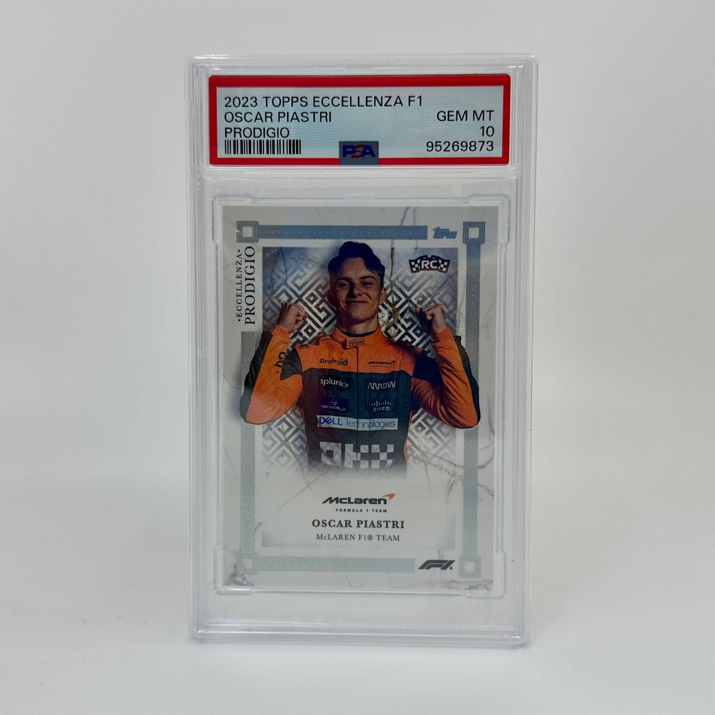 PSA 10 - Oscar Piastri - Rookie Card RC - Prodigio 2023 Topps Eccellenza F1