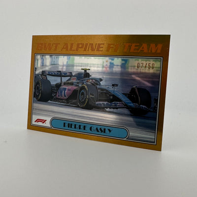 7/50 Gold - Pierre Gasly #AU77-PG - 2023 Topps Chrome