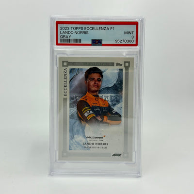 PSA 9 - 67/75 Lando Norris - Gray - 2023 Topps Eccellenza F1