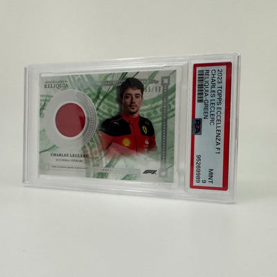 PSA 9 - 55/99 - Charles Leclerc - Green - 2023 Topps Eccellenza Reliquia