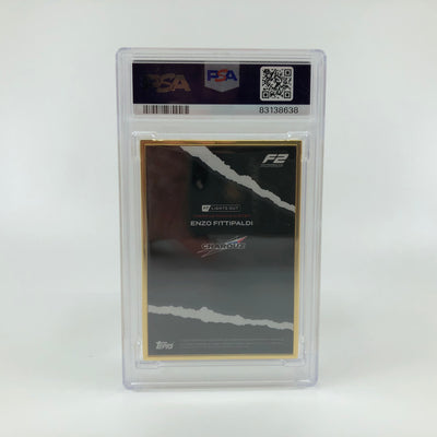 1/1 Gold Frame - Enzo Fittipaldi - F2 Driver - 2022 Lights Out - PSA 9