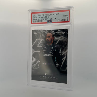 PSA 9 - 03/10 - Lewis Hamilton - History Maker - Black Parallel