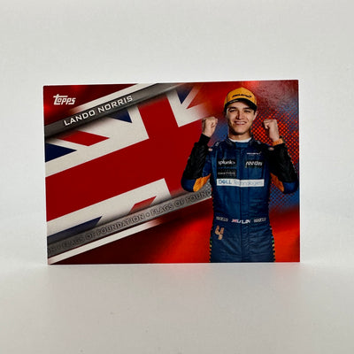 20/25 Orange - Lando Norris - #FF-LN - 2021 Formula 1 - Flags of Foundation