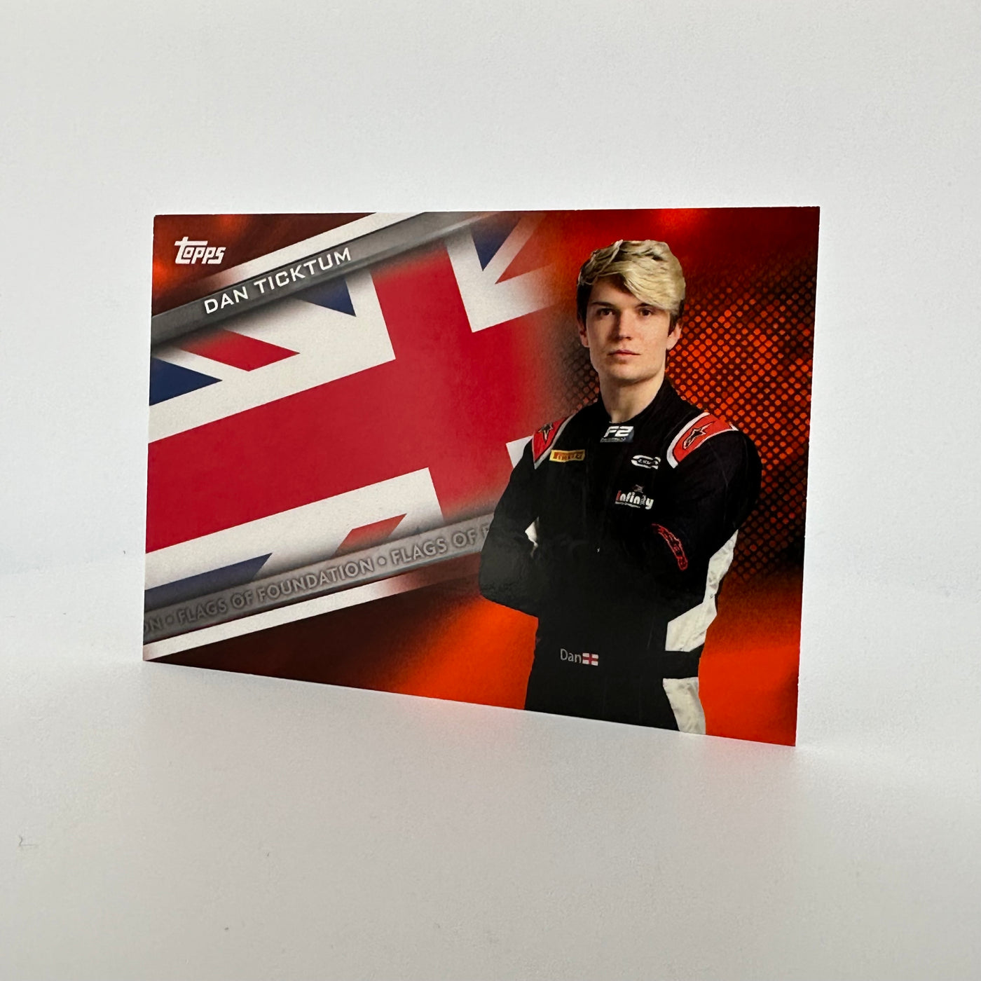 13/25 Orange - Dan Ticktum #FF-DT - 2021 Formula 1 - Flags of Foundation