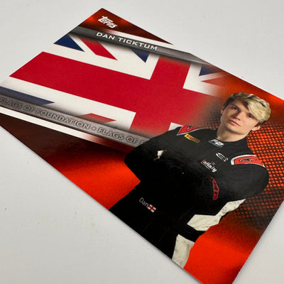 13/25 Orange - Dan Ticktum #FF-DT - 2021 Formula 1 - Flags of Foundation