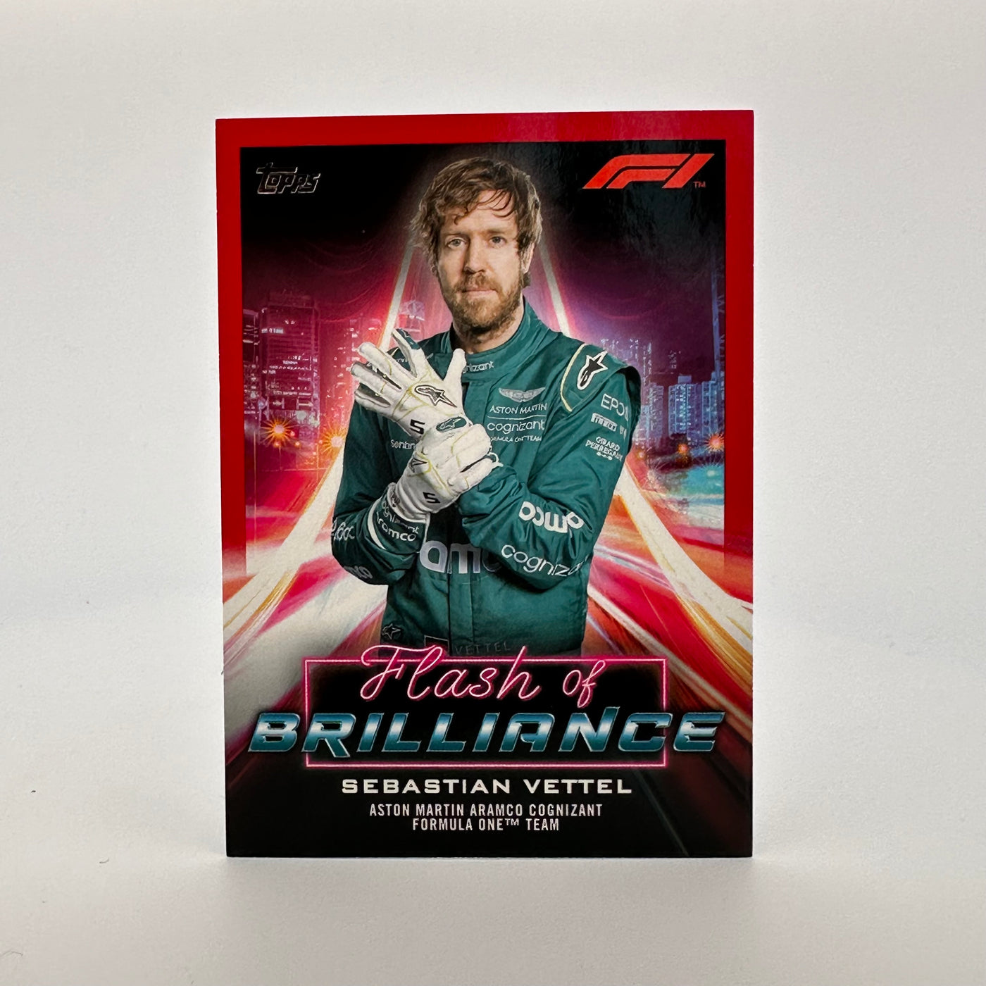 3/5 Red - Sebastian Vettel #FOBSB - 2022 Formula 1 - Flash Of Brilliance