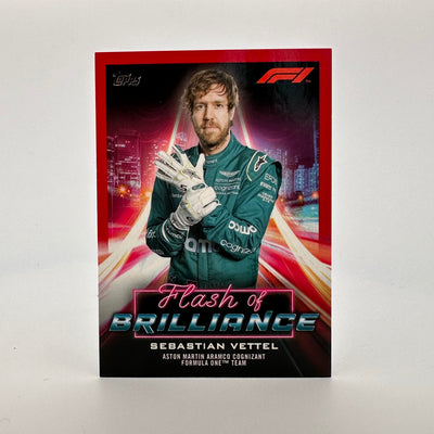 3/5 Red - Sebastian Vettel #FOBSB - 2022 Formula 1 - Flash Of Brilliance