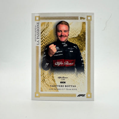 1/1 Gold Valteri Bottas - 2023 Topps Eccellenza La Passione