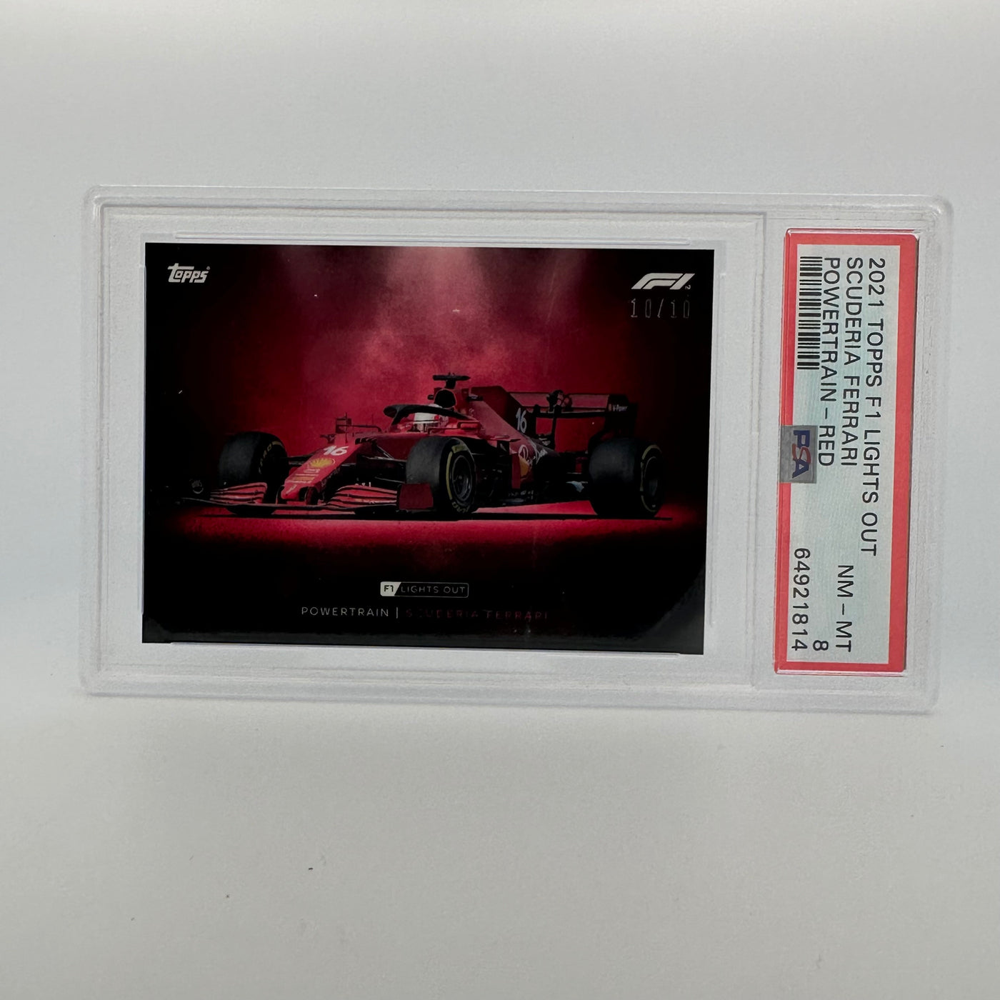 PSA 8 - 10/10 SCUDERIA FERRARI - POWERTRAIN - RED