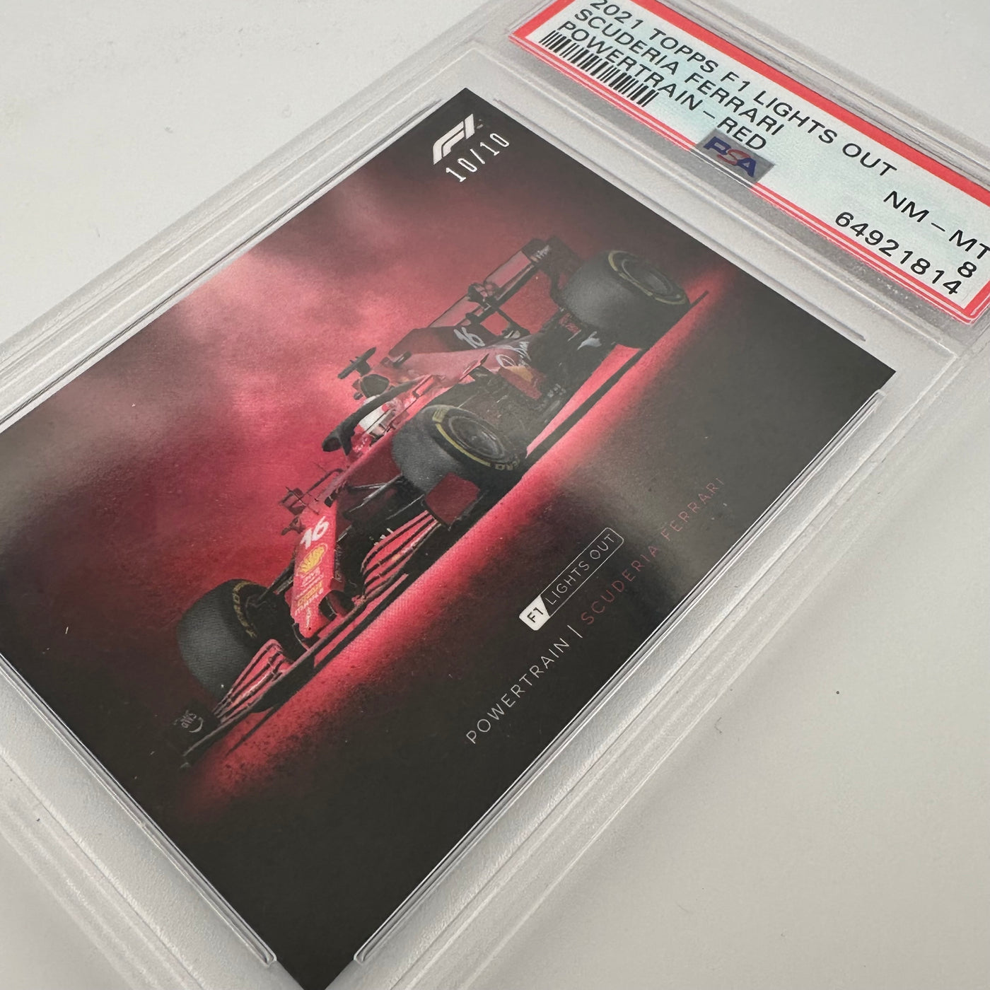 PSA 8 - 10/10 SCUDERIA FERRARI - POWERTRAIN - RED