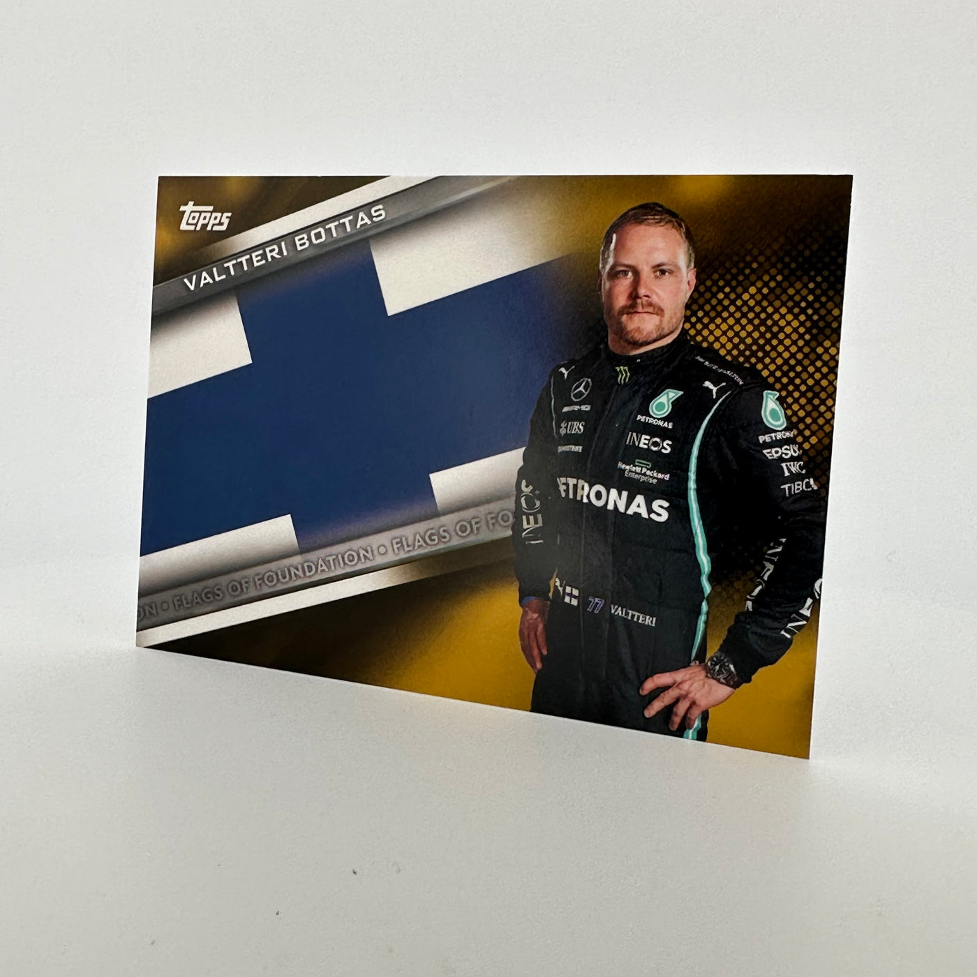 45/50 Gold - Valteri Bottas - #FF-VB - Flags Of Foundation