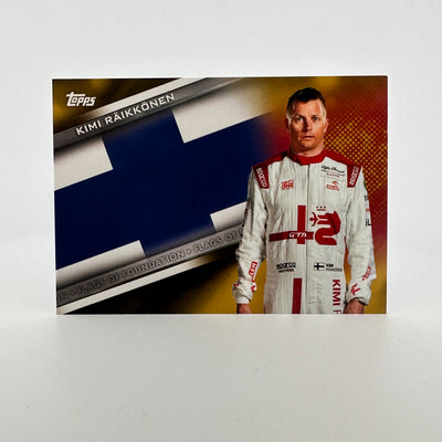 46/50 Gold - Kimi Raikkonen - #FF-KR - Flags Of Foundation