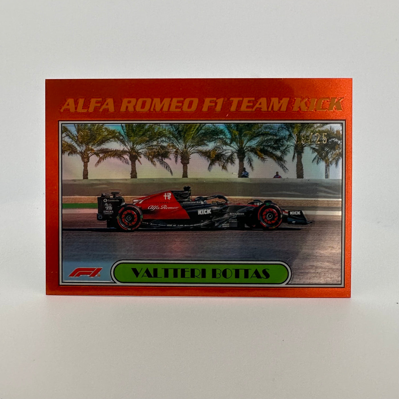 19/25 Orange - Valteri Bottas - Alfa Romeo - #AU77-VB - 1977 - 2023 Chrome