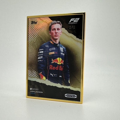 1/1 Gold Frame - Liam Lawson - F2 Driver - 2022 Lights Out