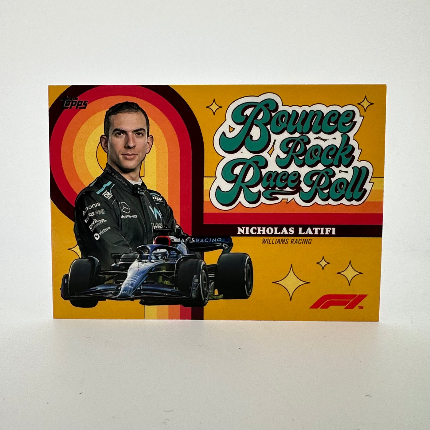 31/50 Gold - Nicholas Latifi - 2022 Topps Formula 1 - Bounce, Rock, Race, Roll