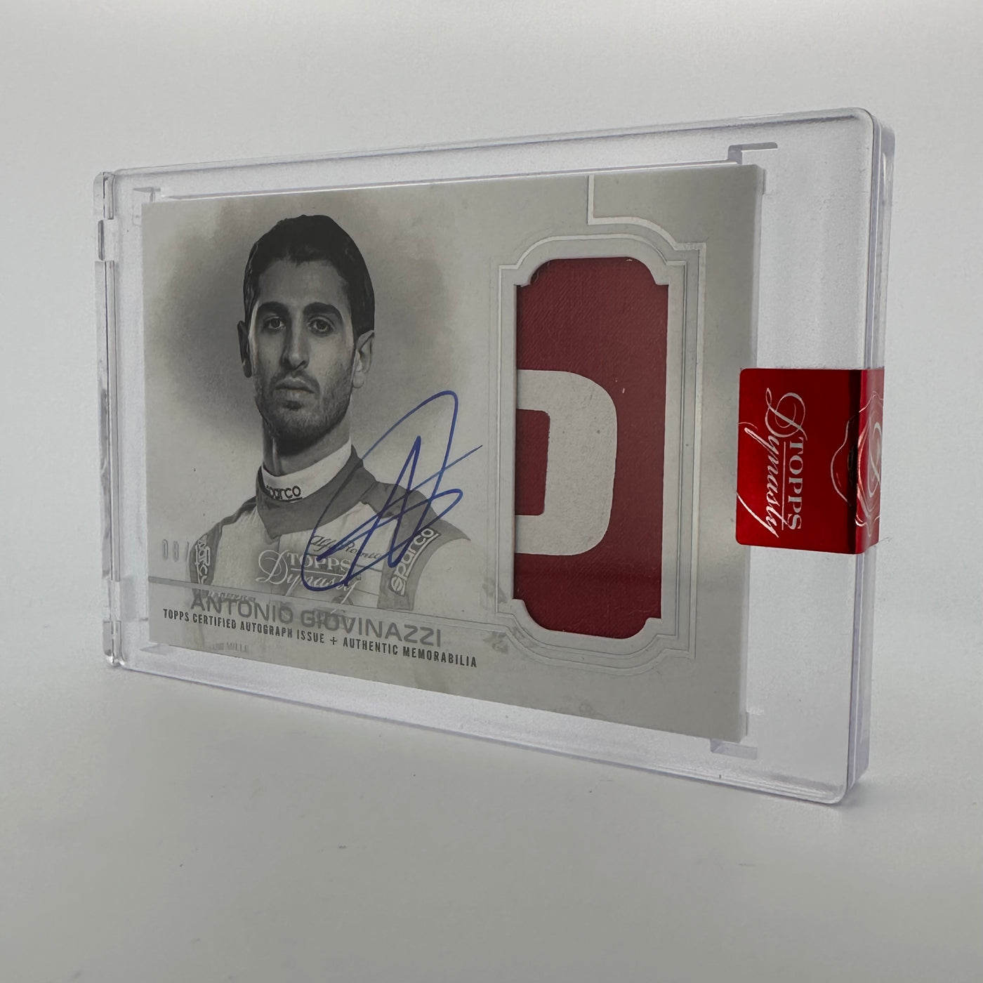 08/10 Silver - Antonio Giovinazzi #DAP-IVAG 2020 Dynasty Autograph Patch