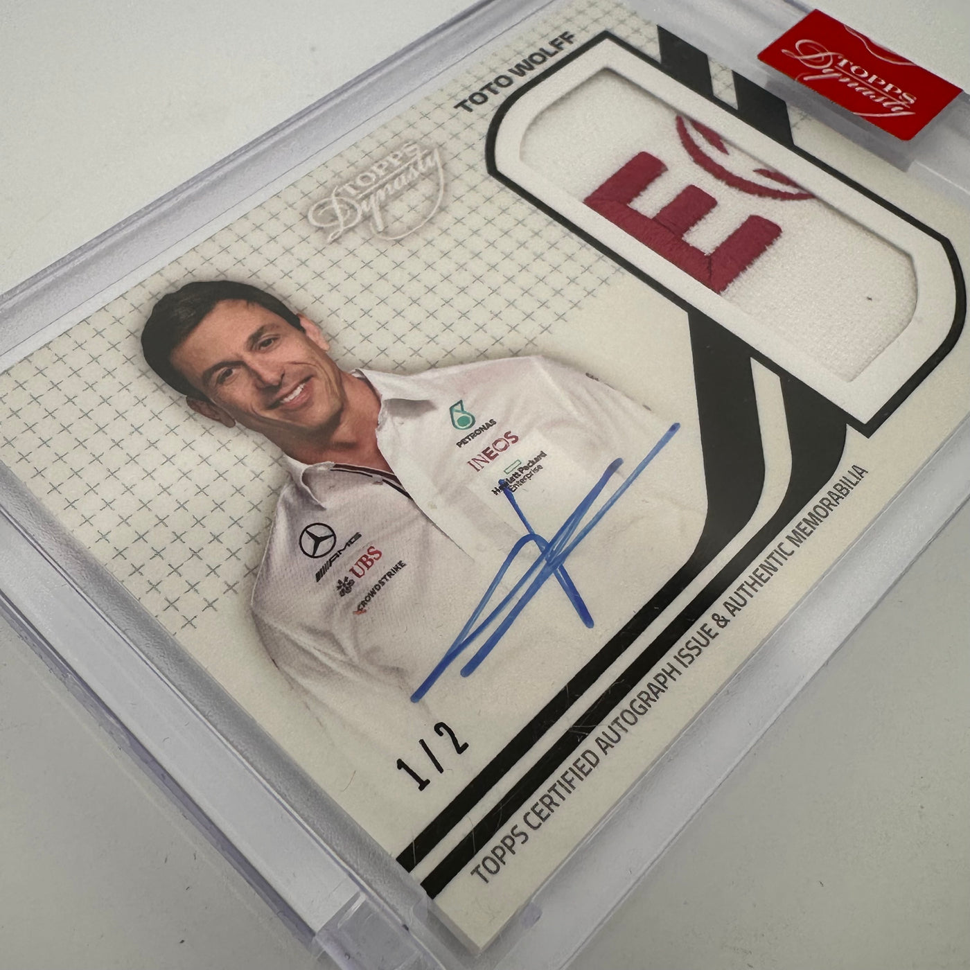 1/2 Black - Toto Wolff - 2021 Dynasty Autograph Patch - #DAP-TW