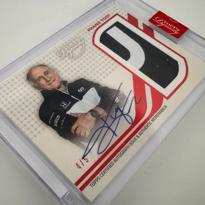 4/5 Red - Franz Tost - 2021 Dynasty Autograph Patch - #DAP-FTII