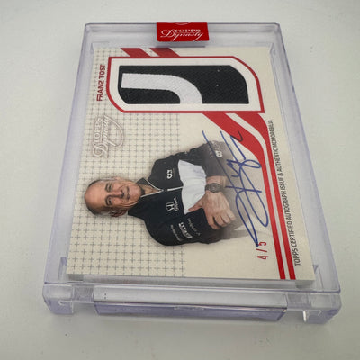 4/5 Red - Franz Tost - 2021 Dynasty Autograph Patch - #DAP-FTII