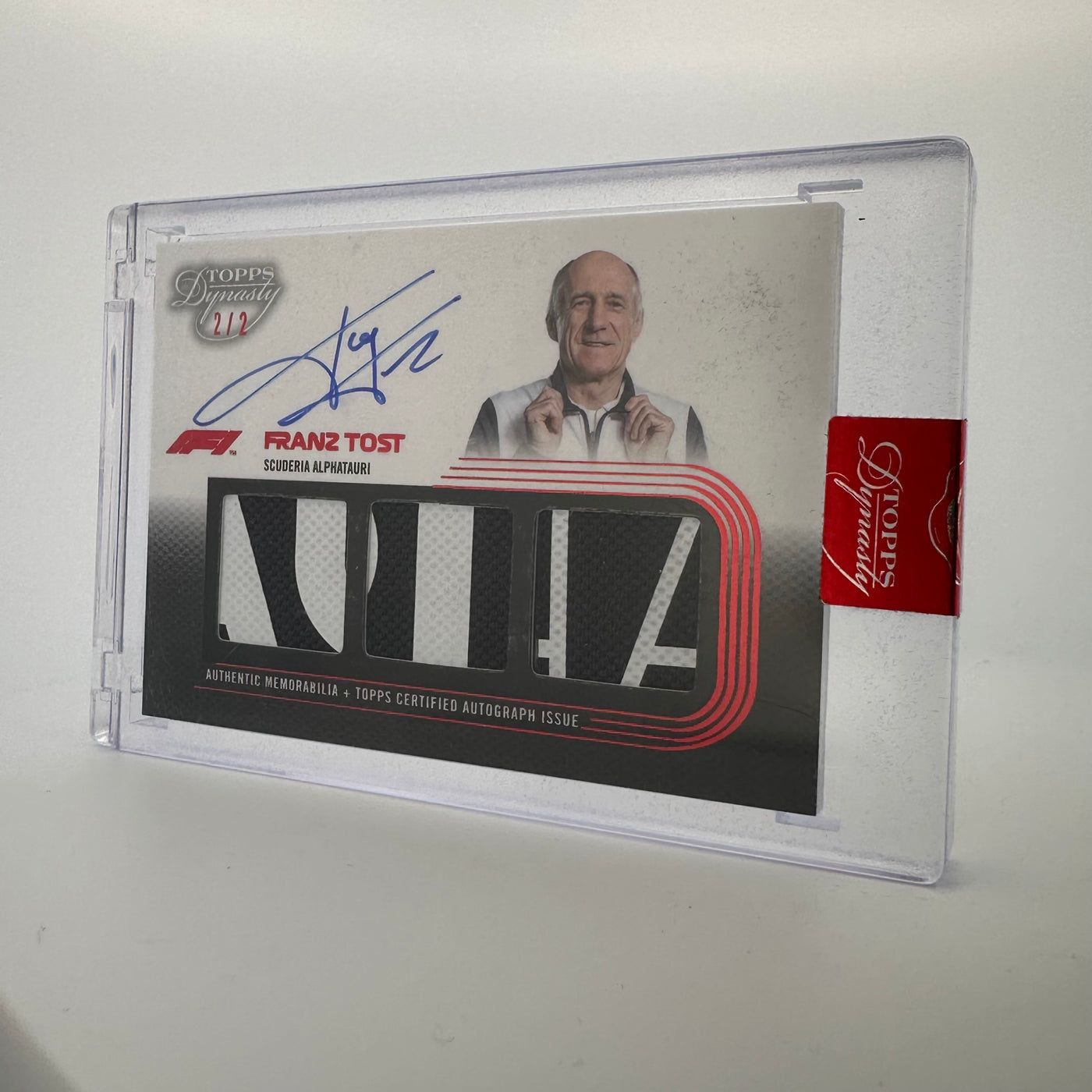 2/2 - Franz Tost - 2022 Dynasty Triple Relic Autograph - #SDTRA-FTI