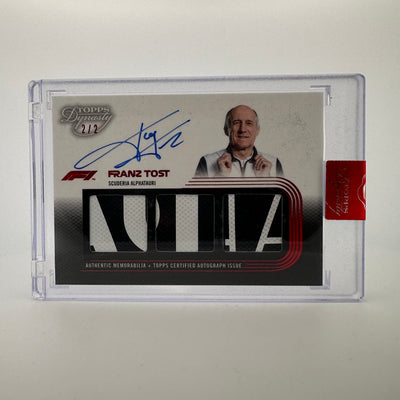 2/2 - Franz Tost - 2022 Dynasty Triple Relic Autograph - #SDTRA-FTI