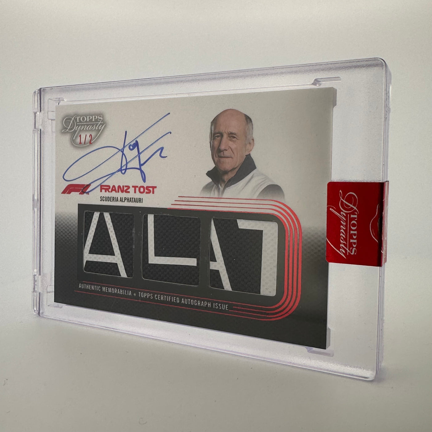 1/2 - Franz Tost - 2022 Dynasty Triple Relic Autograph - #SDTRA-FT