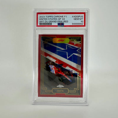 PSA 10 - 4/5 Red Austin #ADGPUS - 2023 Chrome Art du Grand Prix