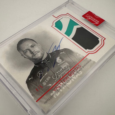 4/5 Red - Valtteri Bottas #DAP-IIVB - 2020 Dynasty Autograph Patch