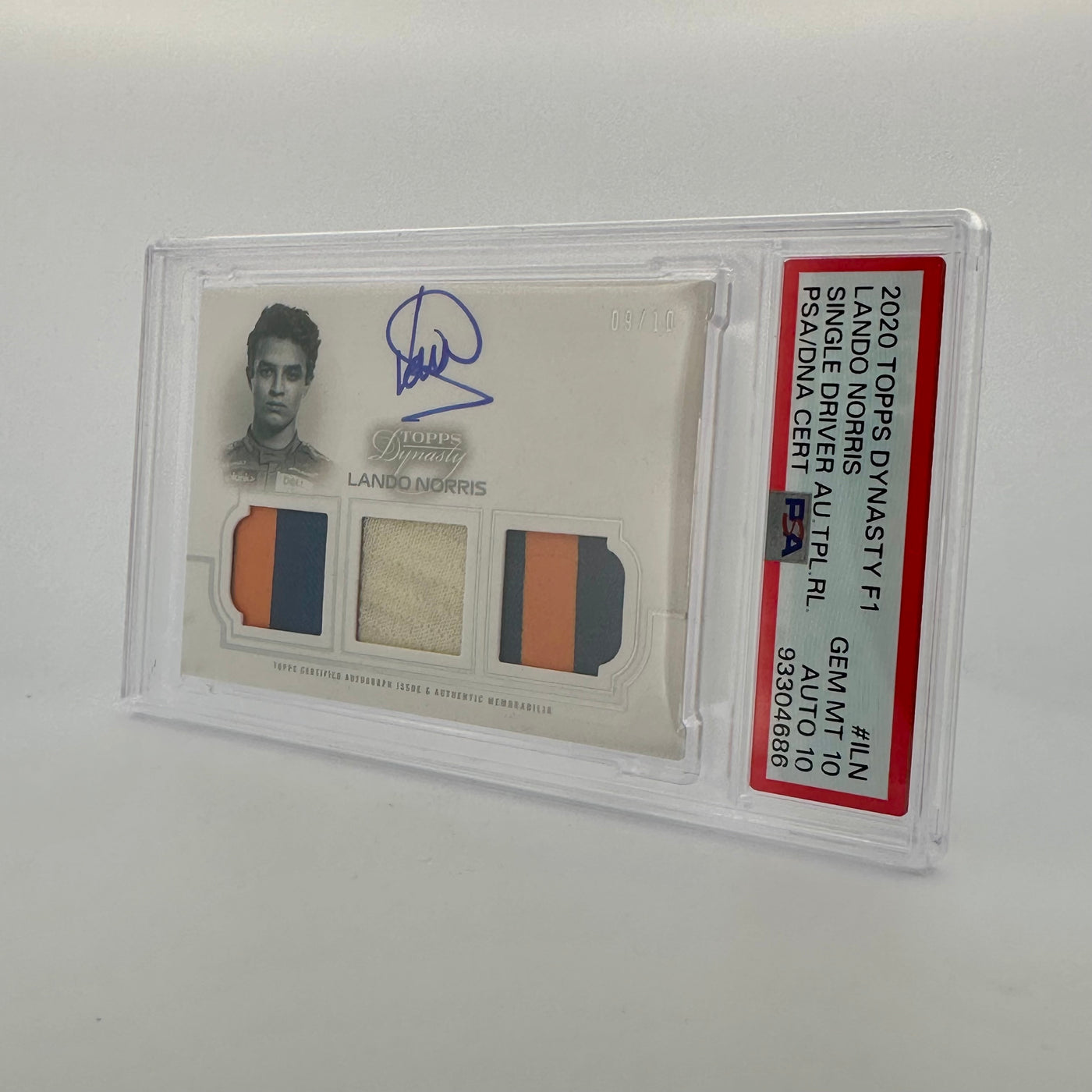 PSA 10/10 - 9/10 - Lando Norris - 2020 Dynasty #TRA-ILN - Patch Auto