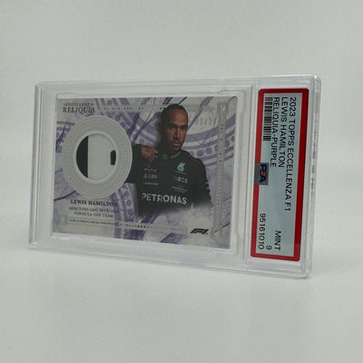 PSA9 - 9/25 - Lewis Hamilton - Purple - 2023 Topps Eccellenza Reliquia