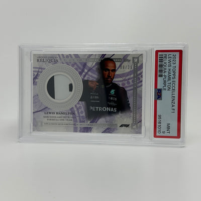 PSA9 - 9/25 - Lewis Hamilton - Purple - 2023 Topps Eccellenza Reliquia