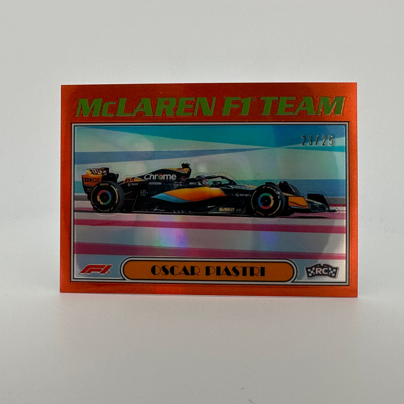 23/25 Orange - Oscar Piastri - McLaren - #AU77-OP - 1977 - 2023 Chrome