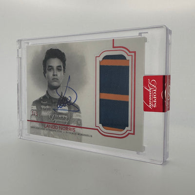 2/5 Red Lando Norris #DAP-LN - Auto Patch - 2020 Topps Dynasty F1