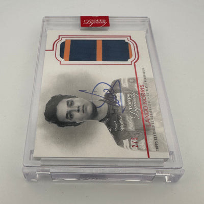 2/5 Red Lando Norris #DAP-LN - Auto Patch - 2020 Topps Dynasty F1