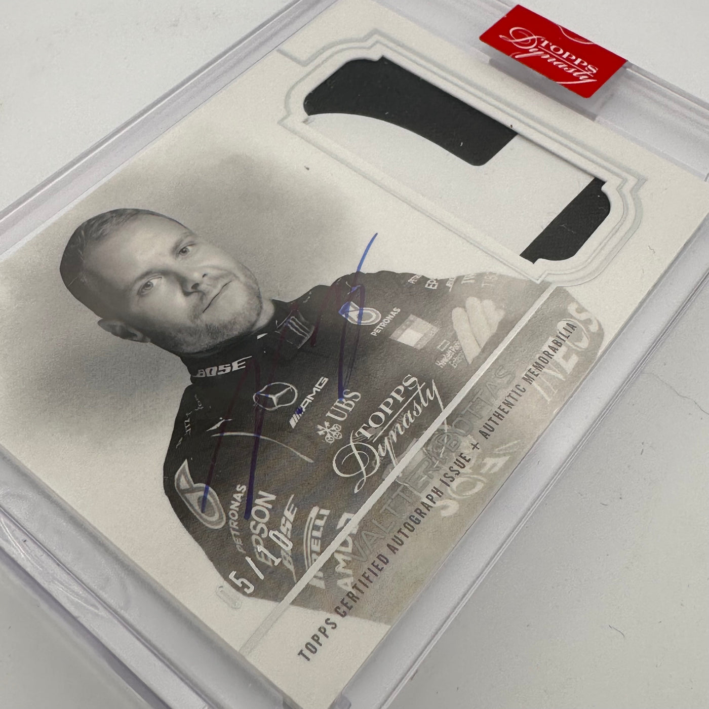 05/10 Silver - Valtteri Bottas #DAP-VB - 2020 Dynasty Autograph Patch