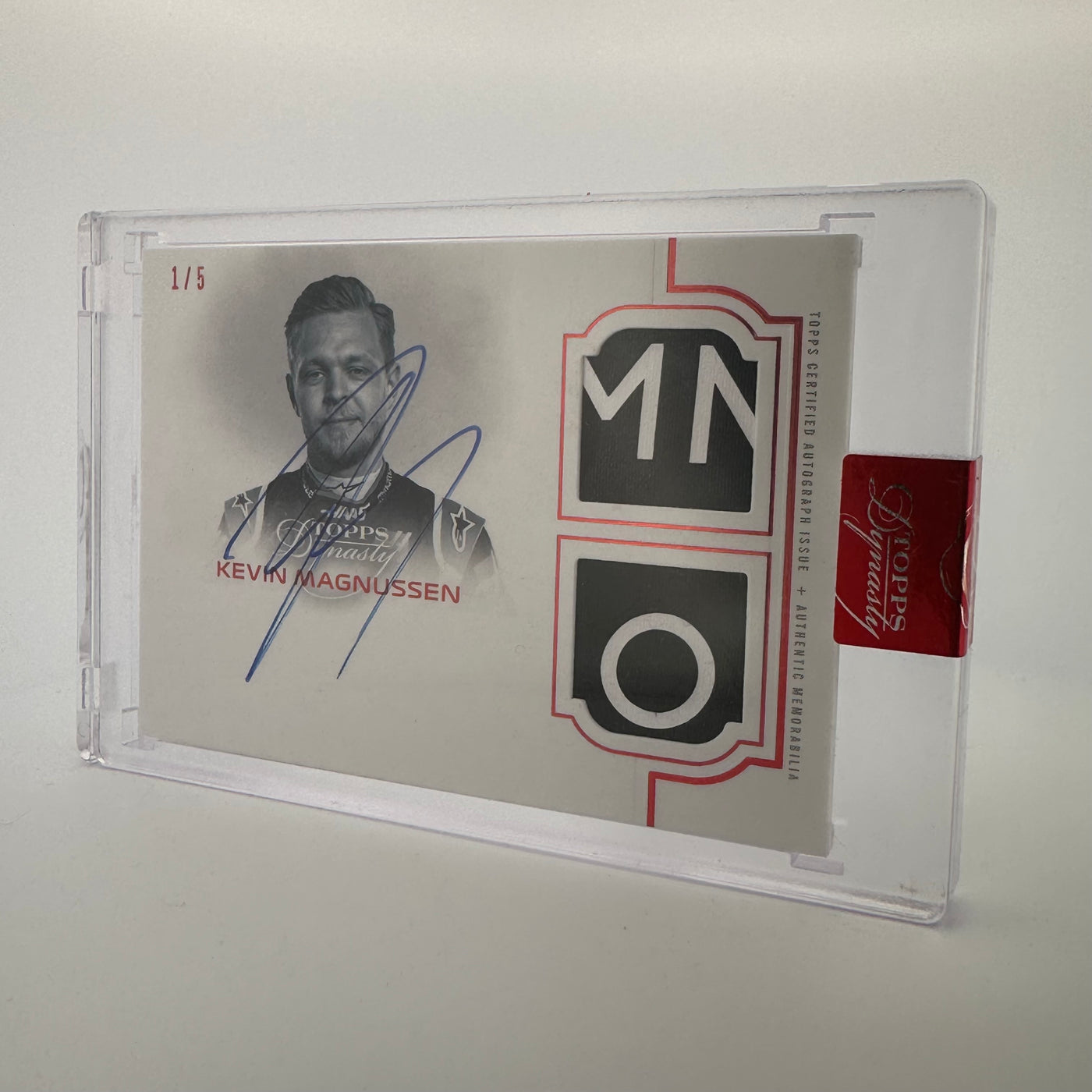 1/5 Red - Kevin Magnussen #SDA-KM - 2020 Dynasty Dual Relic Autograph