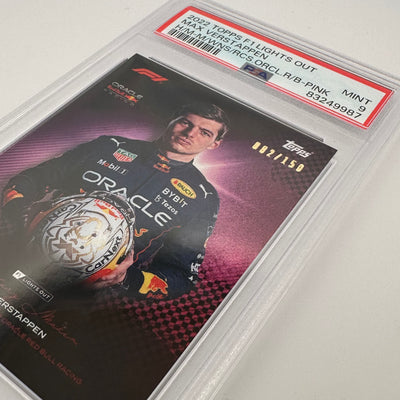 PSA 9 - /150 - Max Verstappen - History Maker - Most Wins And Races For Oracle Red Bull Racing - Pink