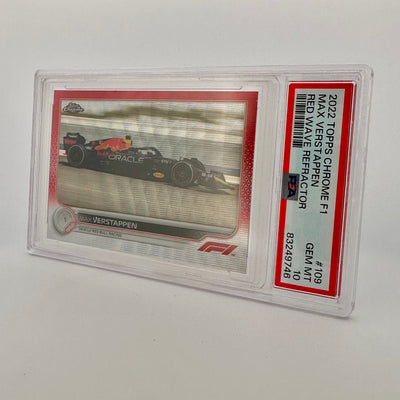 PSA 10 - 1/5 - Max Verstappen #109 - Red Wave Refractor