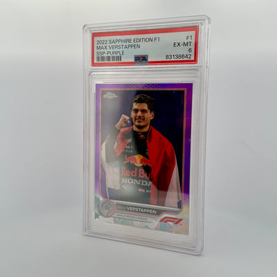 PSA 6 - 10/10 - Sapphire Edition 1 Max Verstappen SSP-purple