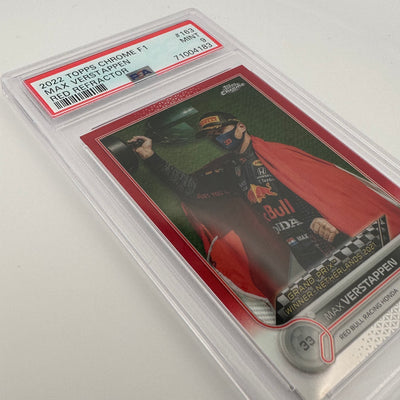 PSA 9 - 2/5 MAX VERSTAPPEN #163 - RED REFRACTOR