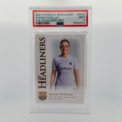 PSA 9 - 001/010 ALEXIA PUTELLAS #BH22 - 2021 THE HEADLINERS - RED